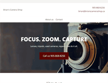 Tablet Screenshot of brianscamerashop.net